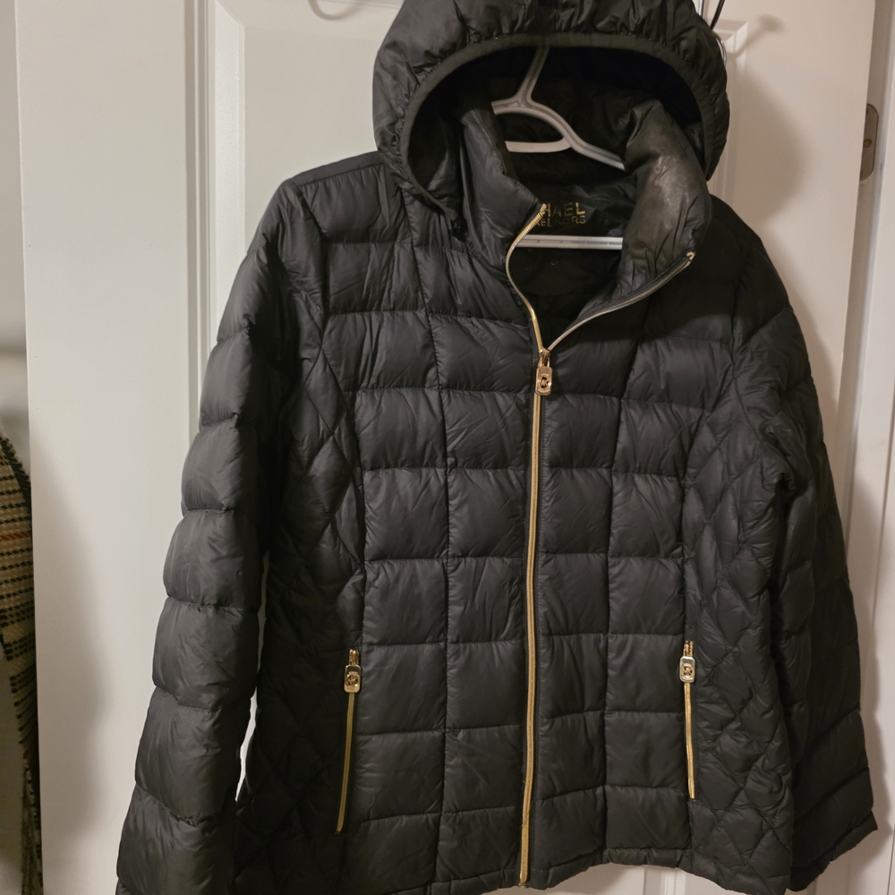 Michael Kors Black Down Fill Jacket